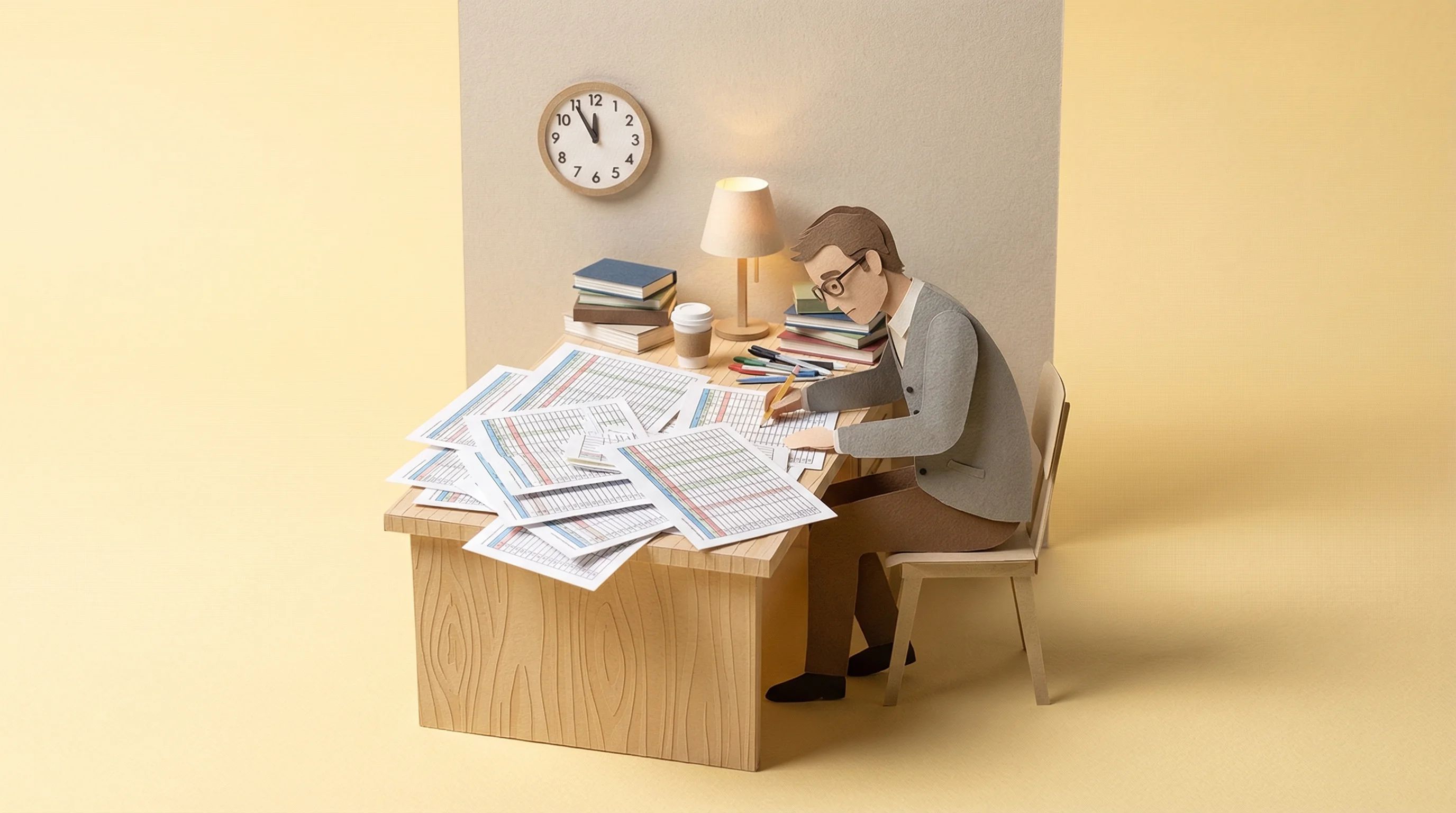 Teacher spending hours building reports in spreadsheets